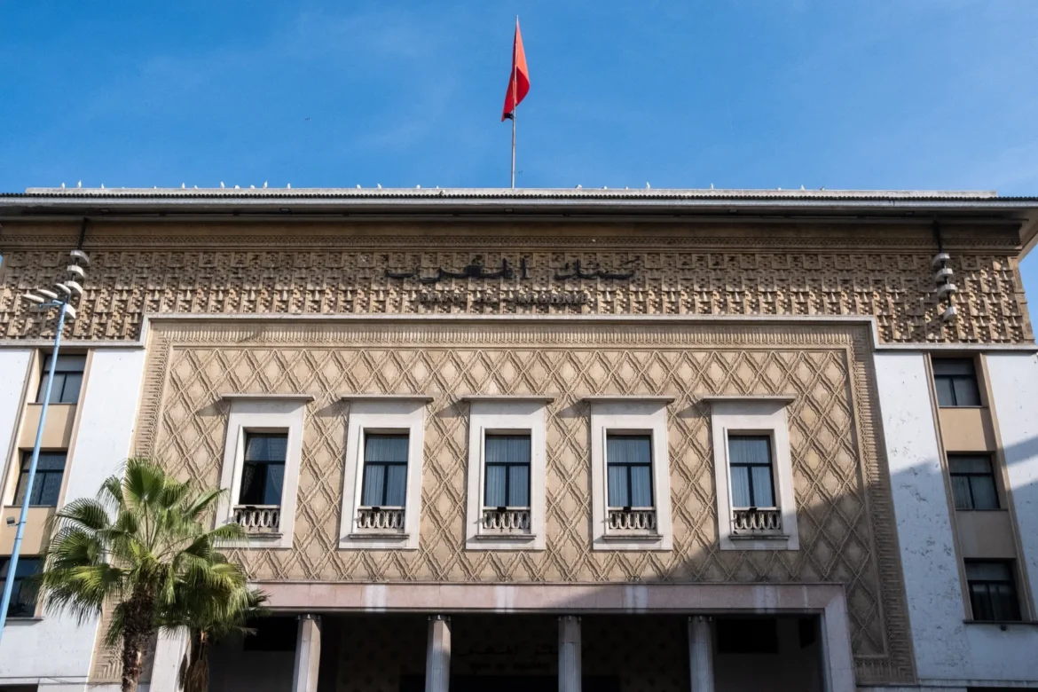 the Bank al-Maghrib headquarters in Casablanca, Morocco